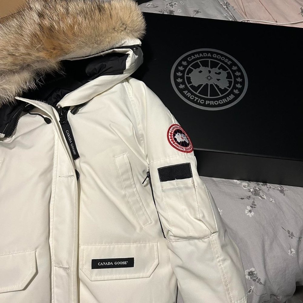 Canada Goose Women's White Coat